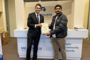 Graduates celebrating the completion of nationally recognised training